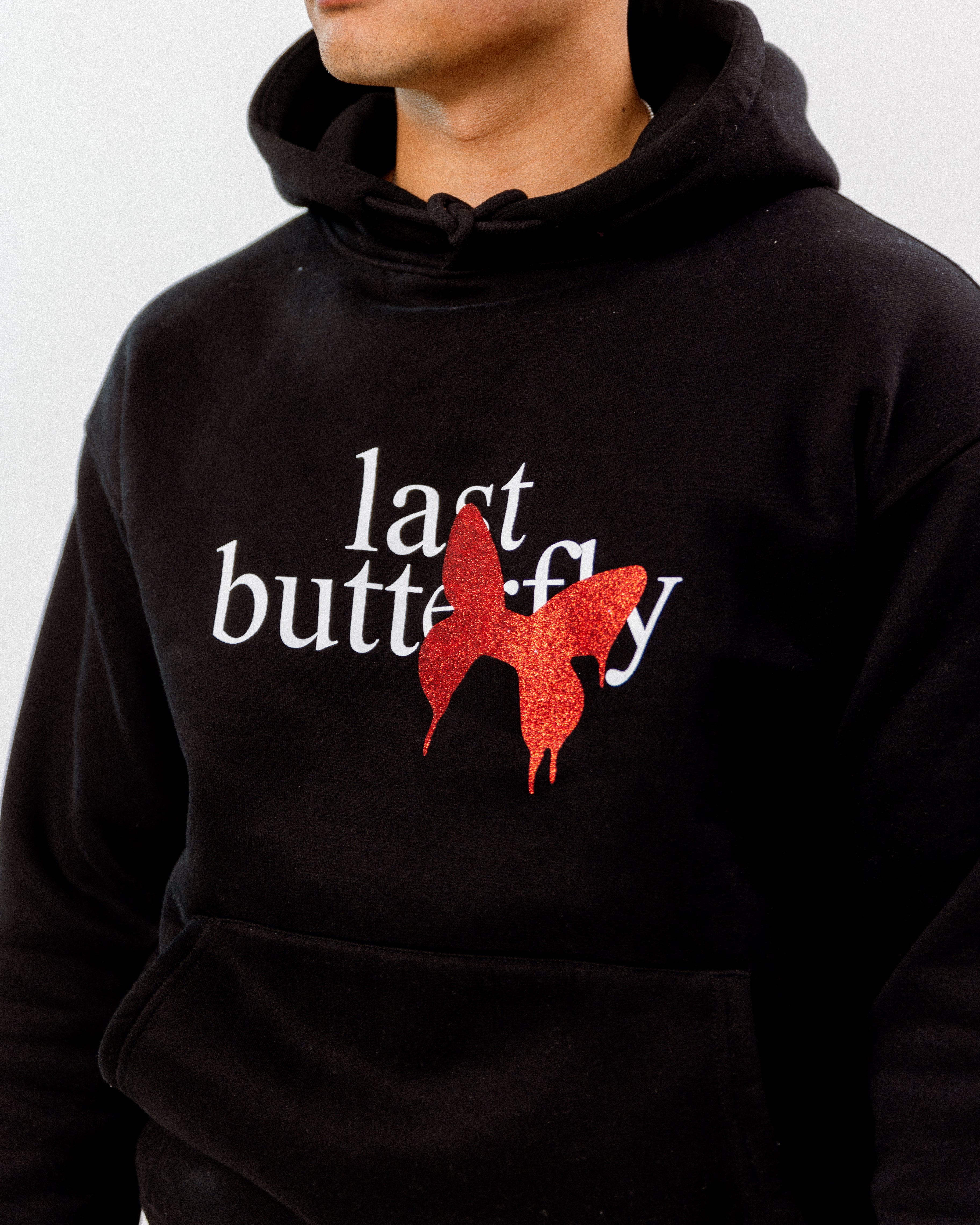 Last Butterfly Black Hoodie