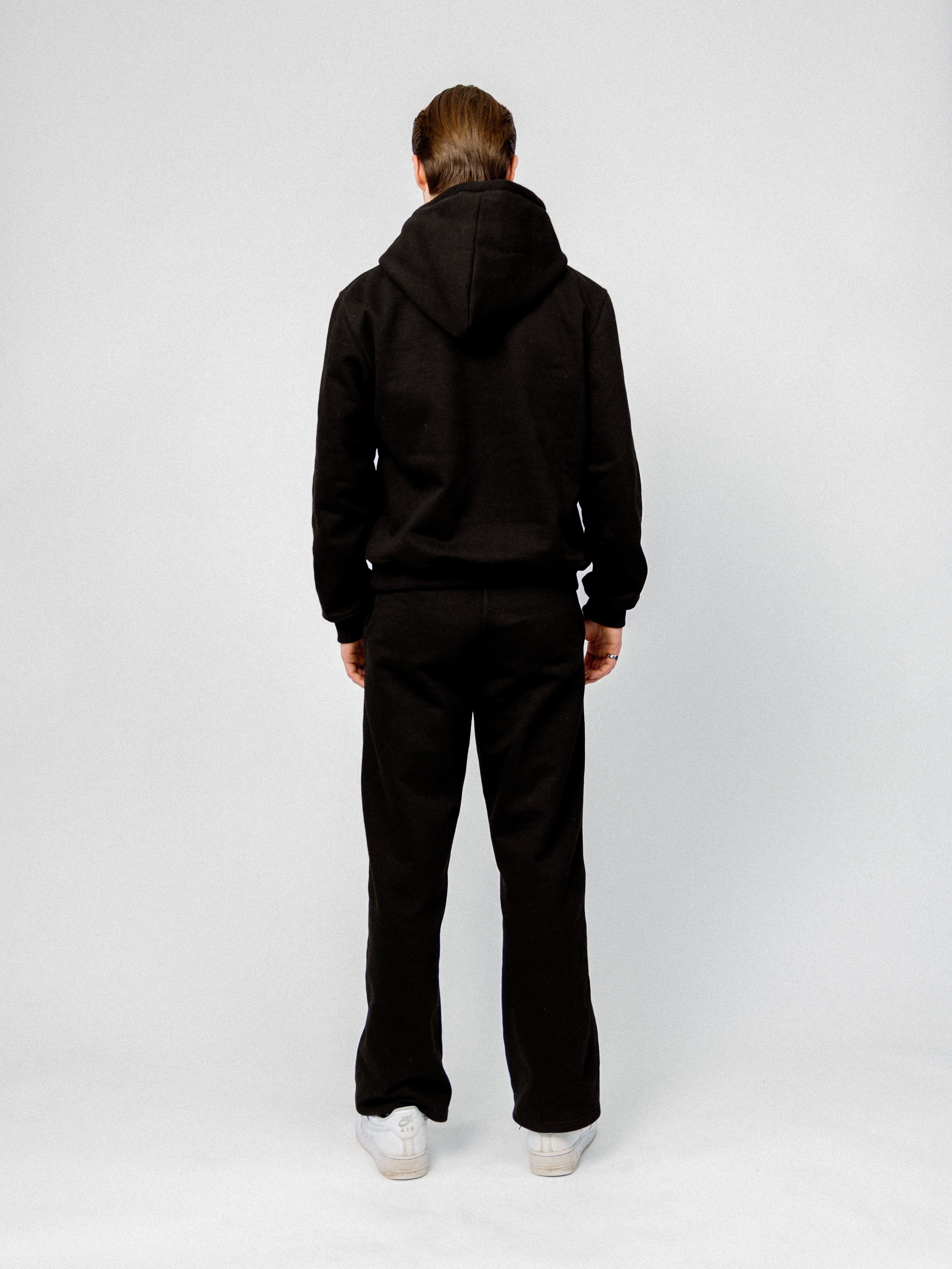 Triple Black Glitter Tracksuit