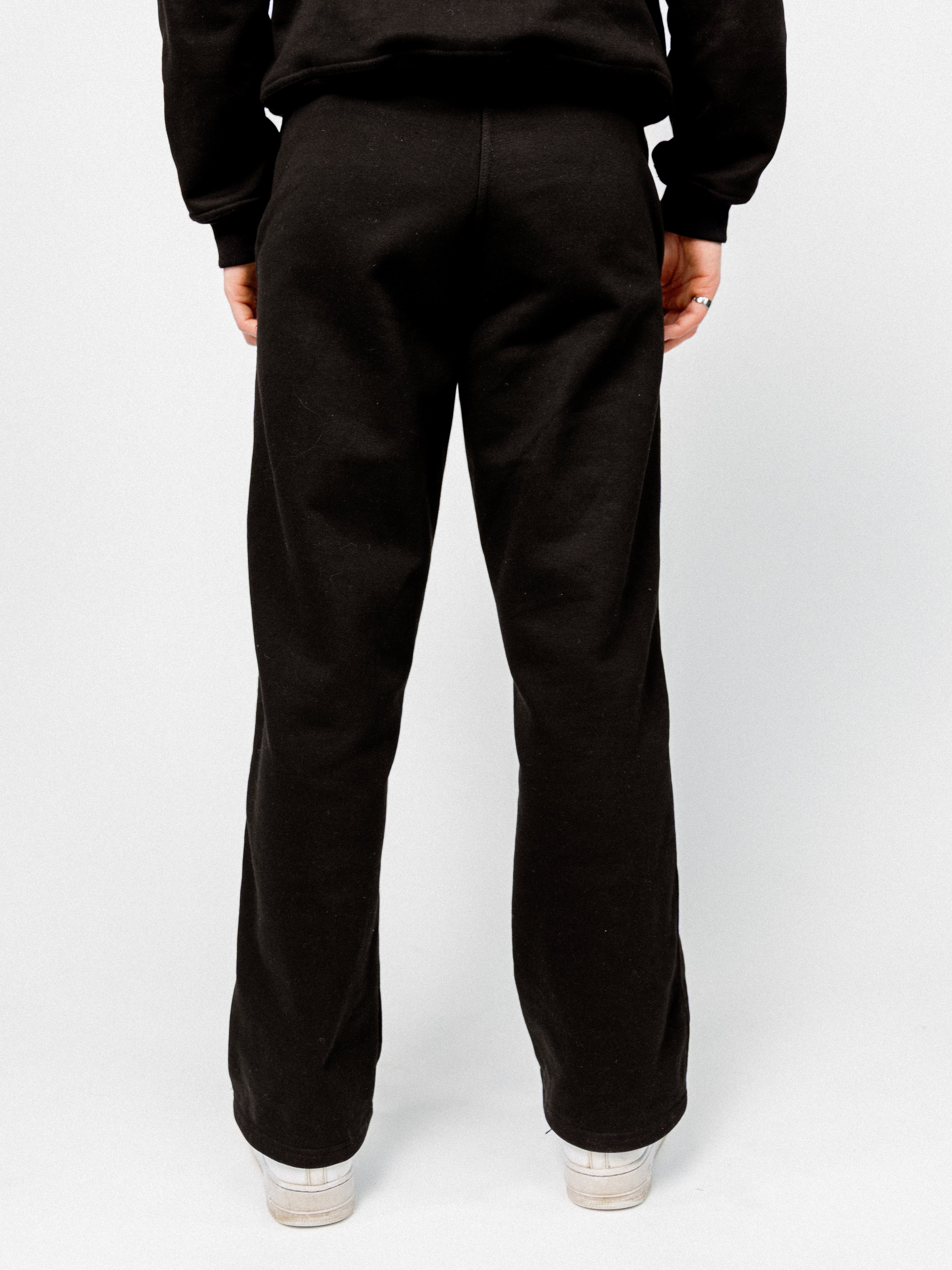 Triple Black Glitter Pants