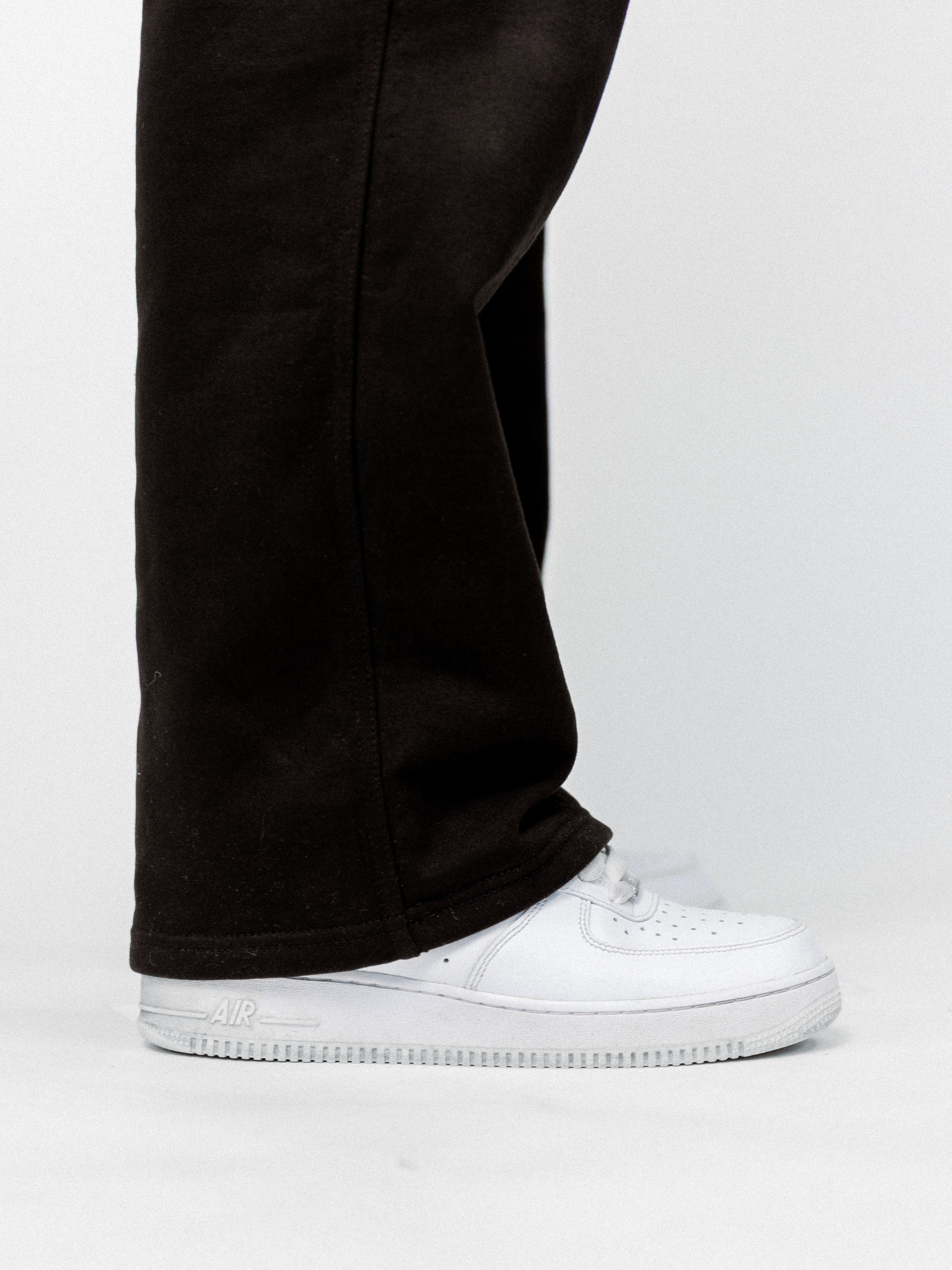 Triple Black Glitter Pants