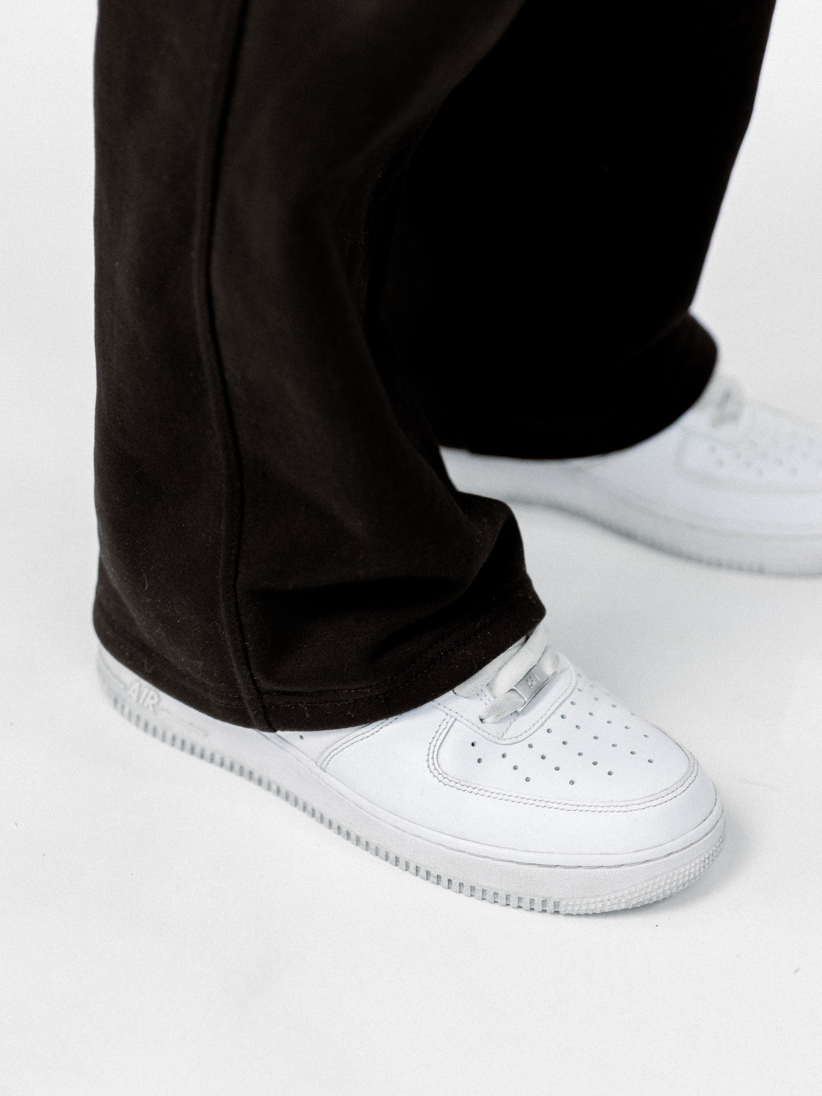 Triple Black Glitter Pants