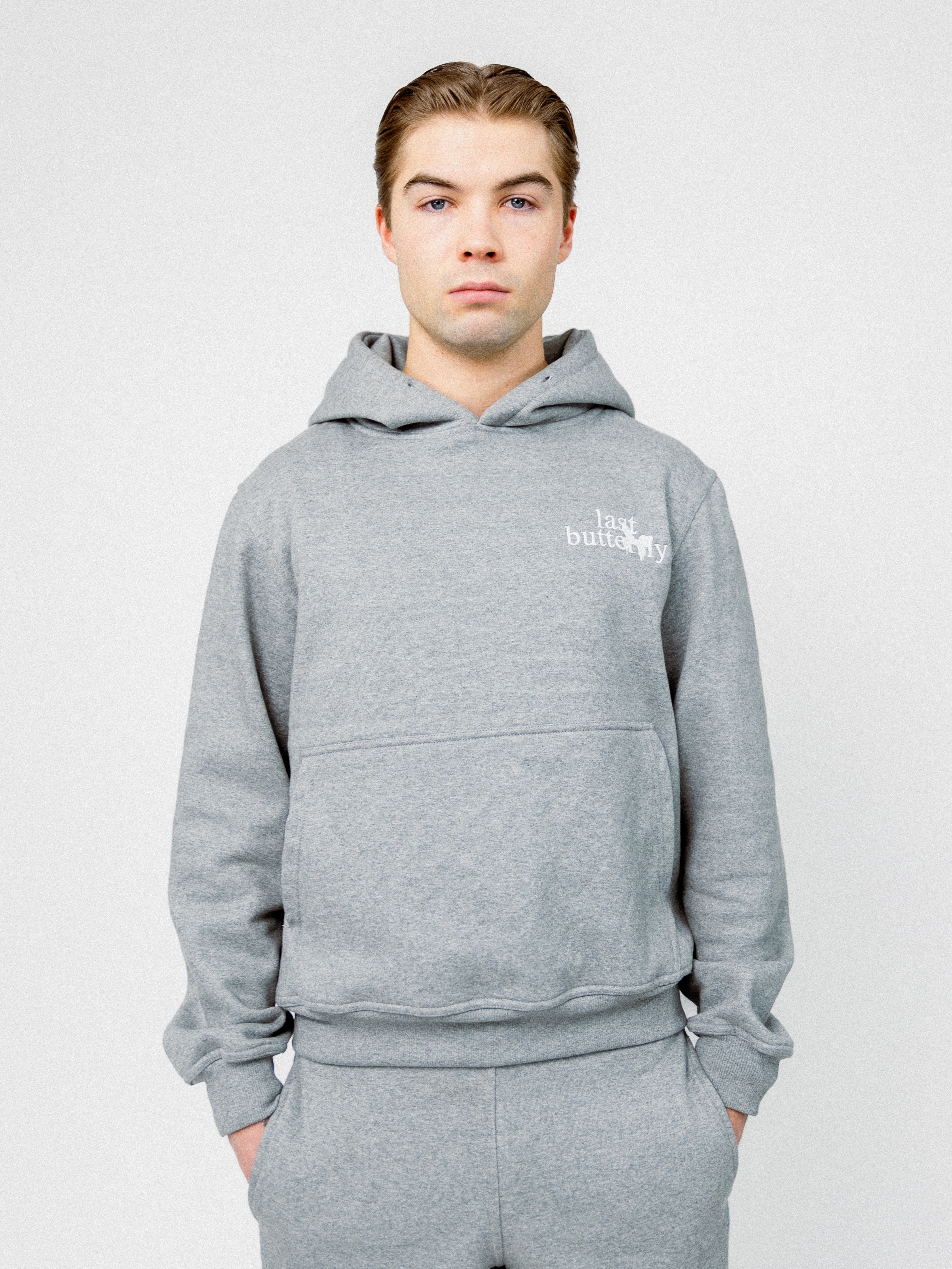 GREY COMFORT HOODIE