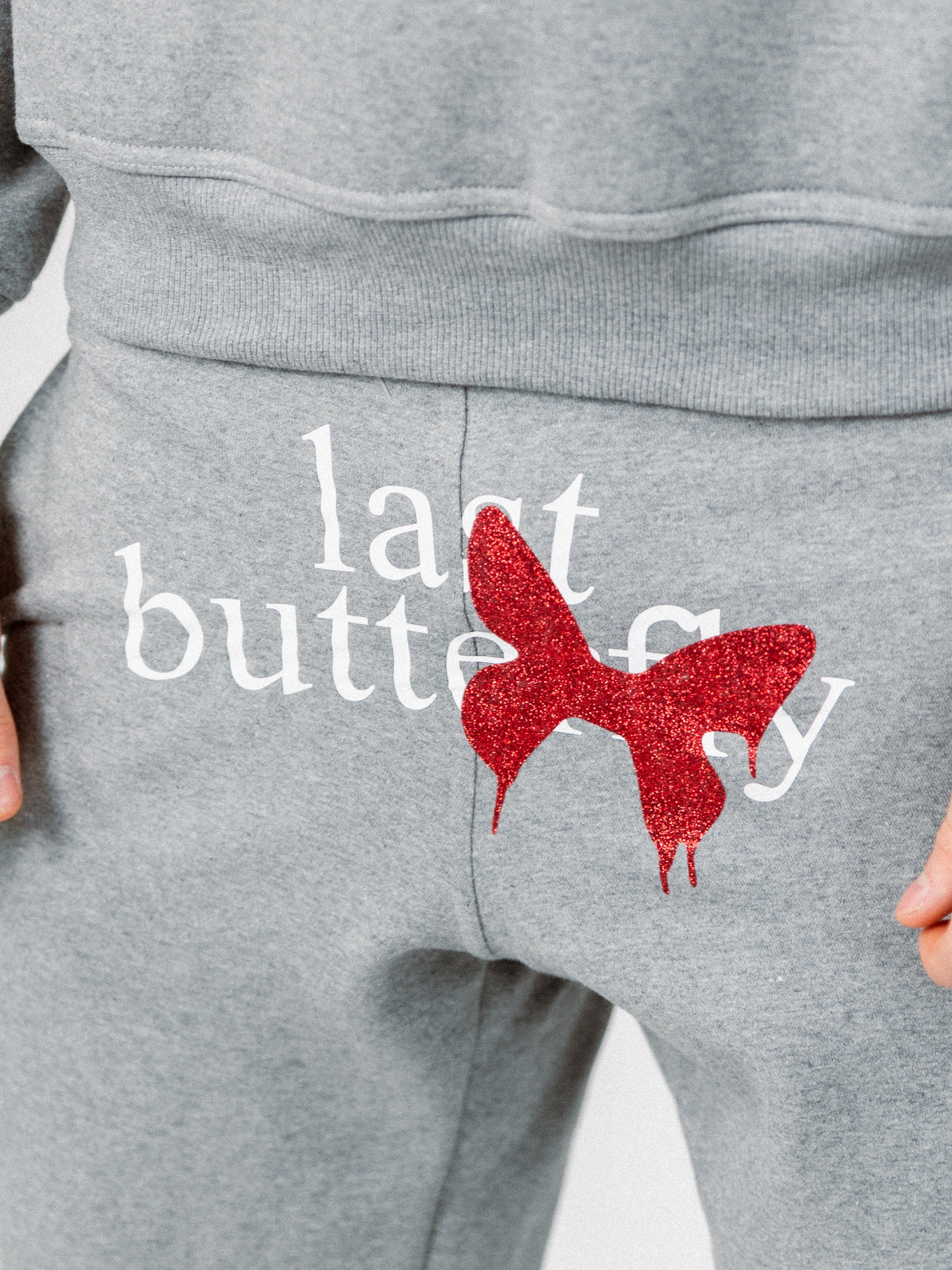 Grey Glitter Tracksuit