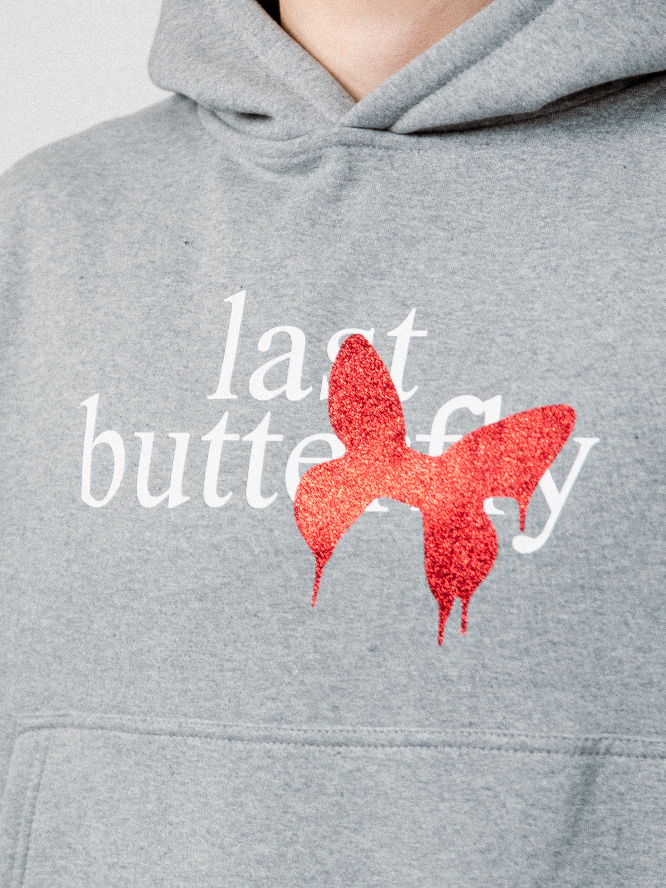 Grey Glitter Hoodie